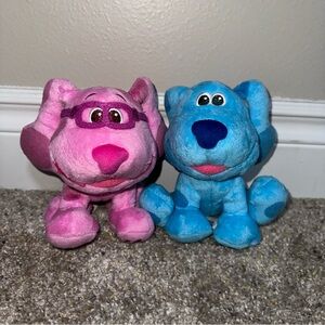 Blues Clues and You 6" Blue & Magenta Plush 2022 Nickelodeon Viacom Stuffed Toy
